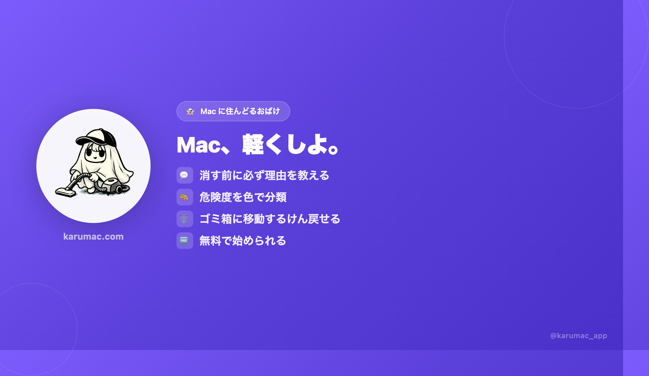 Karumac overview card